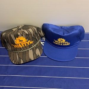 Pair of Vintage Wattyl Paints Hats